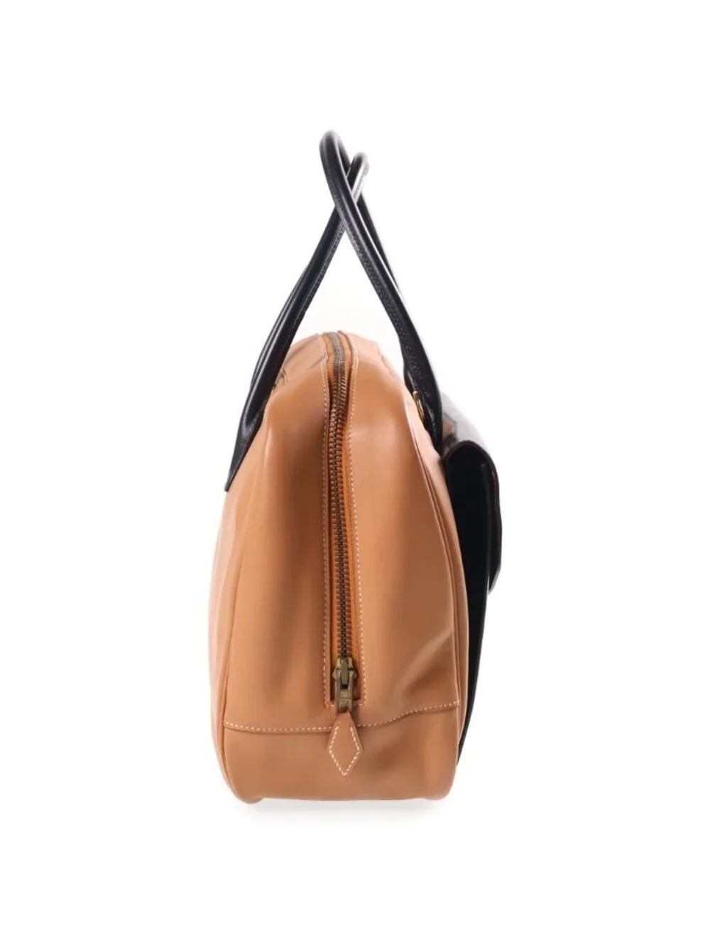Hermes Lorraine Handbag Voga River Box Calf Gold